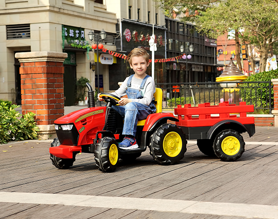 tracteur 008 rouge garçon